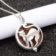 Aroma Diffuser life Tree Necklace Open Lockets Pendant Perfume Oil  Locket to send Chain length 60cm+1pcs bright mat A43