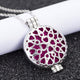 Aroma Diffuser life Tree Necklace Open Lockets Pendant Perfume Oil  Locket to send Chain length 60cm+1pcs bright mat A43