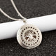Aroma Diffuser life Tree Necklace Open Lockets Pendant Perfume Oil  Locket to send Chain length 60cm+1pcs bright mat A43