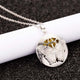 Aroma Diffuser life Tree Necklace Open Lockets Pendant Perfume Oil  Locket to send Chain length 60cm+1pcs bright mat A43