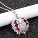 Aroma Diffuser life Tree Necklace Open Lockets Pendant Perfume Oil  Locket to send Chain length 60cm+1pcs bright mat A43