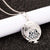Aroma Diffuser life Tree Necklace Open Lockets Pendant Perfume Oil  Locket to send Chain length 60cm+1pcs bright mat A43