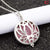 Aroma Diffuser life Tree Necklace Open Lockets Pendant Perfume Oil  Locket to send Chain length 60cm+1pcs bright mat A43