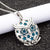Aroma Diffuser life Tree Necklace Open Lockets Pendant Perfume Oil  Locket to send Chain length 60cm+1pcs bright mat A43
