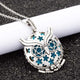 Aroma Diffuser life Tree Necklace Open Lockets Pendant Perfume Oil  Locket to send Chain length 60cm+1pcs bright mat A43