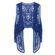 Asymmetric Floral Crochet Knitted Vest Jacket 2018 Summer Autumn Women Retro Sleeveless Cardigan Ladies Embroidery Waistcoat