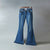 Autumn 2019 Gray Black Low Waist Flare Jeans Boyfriend Jeans For Women Denim Skinny Jeans Woman Female Wide Leg Pants