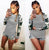 Autumn Print T Shirt Femme Causal T Shirt Women Top Female T Shirt Long Sleeve White T-shirt Woman Black White Tshirt Top