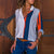 Autumn Tops For Women 2019 Casual Turn-down Collar Blouse Women Top And Blouses Feminina Long Sleeve Patchwork Blouse Shirt