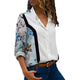 Autumn Tops For Women 2019 Casual Turn-down Collar Blouse Women Top And Blouses Feminina Long Sleeve Patchwork Blouse Shirt