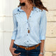 Autumn Tops For Women 2019 Casual Turn-down Collar Button Blouse Women Top And Blouses Blusa Long Sleeve Solid Blouse Shirt