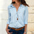 Autumn Tops For Women 2019 Casual Turn-down Collar Button Blouse Women Top And Blouses Blusa Long Sleeve Solid Blouse Shirt