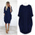 Autumn Womens dresses Pocket Loose Dress Ladies O Neck Casual long girl Tops Dress female fashion big vestido
