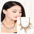 BYSPT Zircon Black Rose Flower Long Necklace Sweater Chain Fashion Metal Chain Crystal Flower Pendant Necklaces Adjusted