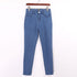 Back Zipper 2019 NEW Summer Fashion blue Women High Waist Trousers Sexy Pencil Stretch Denim Jeans Pants