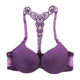Best Price Sexy Women Front Closure Lace Racer Back Push Up Bra Lace Bras 32-36B