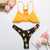 Bikini set shirred bikinis 2019 mujer maillot de bain femme bandage pleated swimsuit women push up swimwear low waist swimming