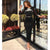 Black Cocktail Dress Long Sleeves Sheath Beaded Round Neck Tea Length Flowers Plus Size Women Formal Gala Dresses Party Gowns