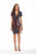 Black Sequined Sexy Short Cocktail Dresses Short High Split V-Neck Short Sleeve Mermaid Women Mini Dresses Vestido Cocktail 2019