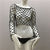 Bling Diamonds See Through Fishnet Crop Top Women Sexy Summer Beach Sun Proof Clothing Rave Festival Tank Tops Party Clubwear