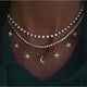 Bohemian Multi-Element Crystal Pendant Necklace 2019 For Women Gold Fashion Multi layer Necklaces & Pendants Jewelry Wholesale