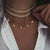 Bohemian Multi-Element Crystal Pendant Necklace 2019 For Women Gold Fashion Multi layer Necklaces & Pendants Jewelry Wholesale