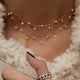Bohemian Multi-Element Crystal Pendant Necklace 2019 For Women Gold Fashion Multi layer Necklaces & Pendants Jewelry Wholesale