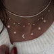 Bohemian Multi-Element Crystal Pendant Necklace 2019 For Women Gold Fashion Multi layer Necklaces & Pendants Jewelry Wholesale