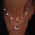 Bohemian Multi-Element Crystal Pendant Necklace 2019 For Women Gold Fashion Multi layer Necklaces & Pendants Jewelry Wholesale