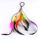 Bohemian Scrunchie Elastic Hair Bands Women Girl Colorful Feather Headband Weaving Hair Accessories Hair Rope Gum Rubber Band