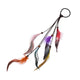 Bohemian Scrunchie Elastic Hair Bands Women Girl Colorful Feather Headband Weaving Hair Accessories Hair Rope Gum Rubber Band
