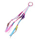 Bohemian Scrunchie Elastic Hair Bands Women Girl Colorful Feather Headband Weaving Hair Accessories Hair Rope Gum Rubber Band