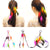 Bohemian Scrunchie Elastic Hair Bands Women Girl Colorful Feather Headband Weaving Hair Accessories Hair Rope Gum Rubber Band