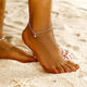 Boho Anklet Shell Starfish Turtle Anklets For Women Foot Jewelry Sandals Shoes Barefoot Beach Ankle Bracelet girl gift ns15