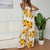 Boho Female Casual Floral Strappy Sleeveless Wide Leg Jumpsuit Women Hot Summer Holiday Beach Scoop Neck Rompers Womens Jumpsuit