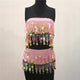 Boho Women Belly Dance Hip Chiffon Skirt Scarf Wrap Belt Coins Chiffon Hot Mini Skirt for Lady Wholesale Price