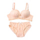 Bow Cotton Bra Sets Women Push Up Lingerie Bra Wireless Bra & Pantie Set Underwear Sets