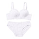 Bow Cotton Bra Sets Women Push Up Lingerie Bra Wireless Bra & Pantie Set Underwear Sets