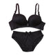 Bow Cotton Bra Sets Women Push Up Lingerie Bra Wireless Bra & Pantie Set Underwear Sets