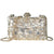 Bridal Metal Clutch Floral Bag Women Crystal Gold Evening Bag Wedding Party Handbags Purse Lady Diamond Rhinestone Clutches