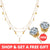 Buy 1 Get 1 Gift Gold Sliver Multi layer Necklace For Women Shell Choker Necklaces & Pendants 2019 Female Ocean Fashion Jewelry