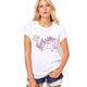 CDJLFH Summer Women T-shirt Fashion Unicorn Theme Print White Tops Shirt Women Short Sleeve Round Neck Tshirt Feminina Camisa
