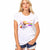 CDJLFH Summer Women T-shirt Fashion Unicorn Theme Print White Tops Shirt Women Short Sleeve Round Neck Tshirt Feminina Camisa