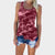Casual Camouflage Sleeveless T-shirts Women Sexy U-neck Backless Slim Cotton Tees Summer Plus Size Female Simple Wild Vest Tops