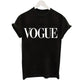 Casual Female T-shirts Plus Size S-L Harajuku Summer T Shirt Women Fashion VOGUE Printed T-shirt Woman Tee Tops Clothing
