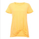 Casual O-neck Loose Tops Women Solid Short Sleeve Print Simple Wild Tees Summer Ladies Retro Fashion Breathable Tops Multicolor