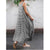 Casual Plaid Sleeveless Plus Size Long Dress Women Sexy Loose Summer Dress Boho Beach Female Fashion Vintage Dress Vestidos New