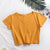 Casual Solid Letter Print Short Tops Women Vogue Short Sleeve Slim T-shirts Summer Ladies Fashion Graphic Simple Women Tees New