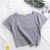 Casual Solid Letter Print Short Tops Women Vogue Short Sleeve Slim T-shirts Summer Ladies Fashion Graphic Simple Women Tees New