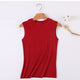 Casual Solid O-neck Slim Tank Tops Women Fashion Modal Sleeveless Tops Summer Female Harajuku Simple Wild T-shirts Plus Size New